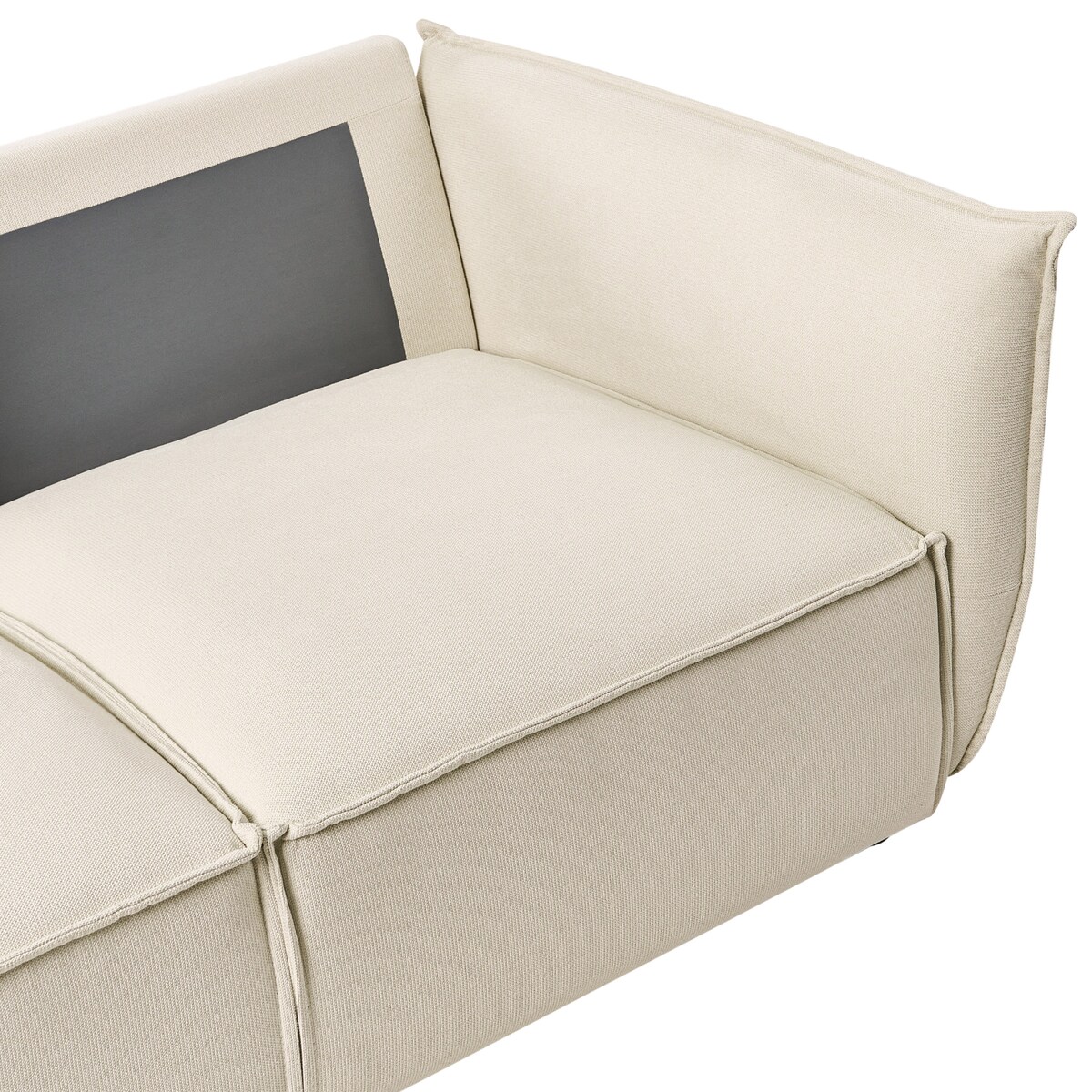 Sofa dla 3 osób KUNES Jasnobeżowy