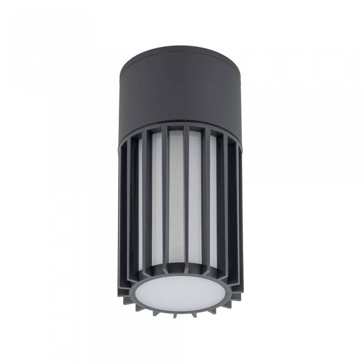 Oprawa natynkowa zewnętrzna TK Lighting RIBO GRAY IP54 E27 szaro-biała 11508 aluminiowa na taras i elewację