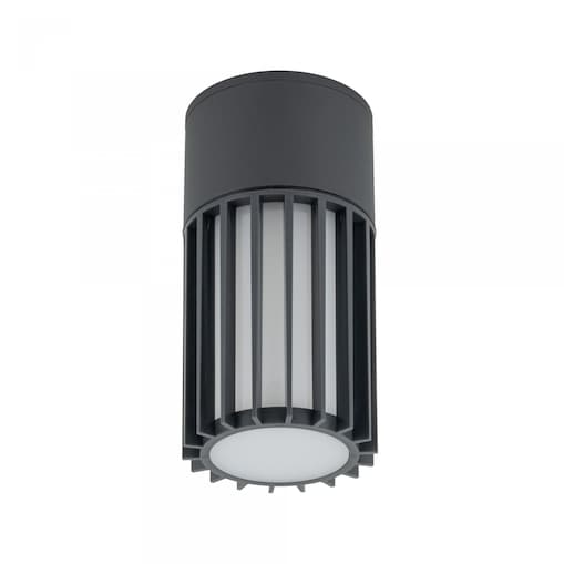 Oprawa natynkowa zewnętrzna TK Lighting RIBO GRAY IP54 E27 szaro-biała 11508 aluminiowa na taras i elewację