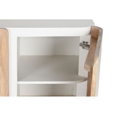 Komoda z drewna mango i akacji 80x170x40 cm AKASJA