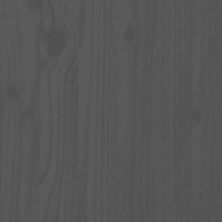 vidaXL Regał na książki, szary, 60x35x71 cm, lite drewno sosnowe