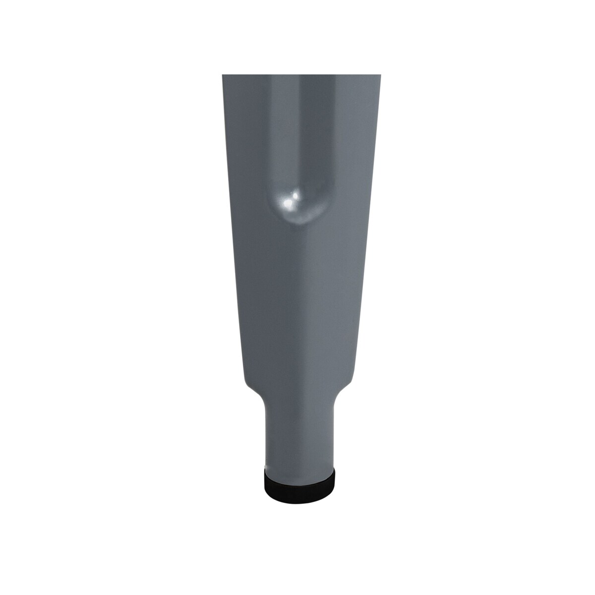 Zestaw 2 stołków barowych metalowych 60 cm szary CABRILLO