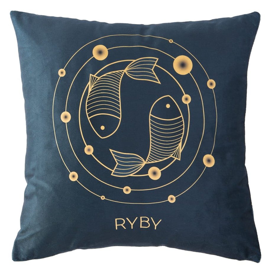 Poszewka dekoracyjna 40x40 Znak zodiaku Ryby