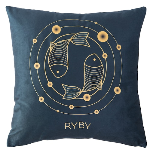 Poszewka dekoracyjna 40x40 Znak zodiaku Ryby