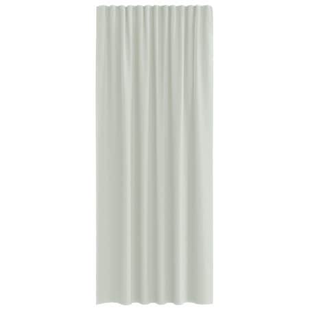 vidaXL Zasłony woalowe z kieszeniami na drążki 2 szt. Jasnoszary