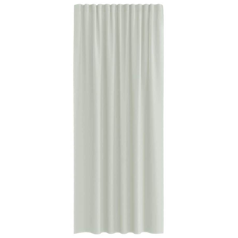 vidaXL Zasłony woalowe z kieszeniami na drążki 2 szt. Jasnoszary