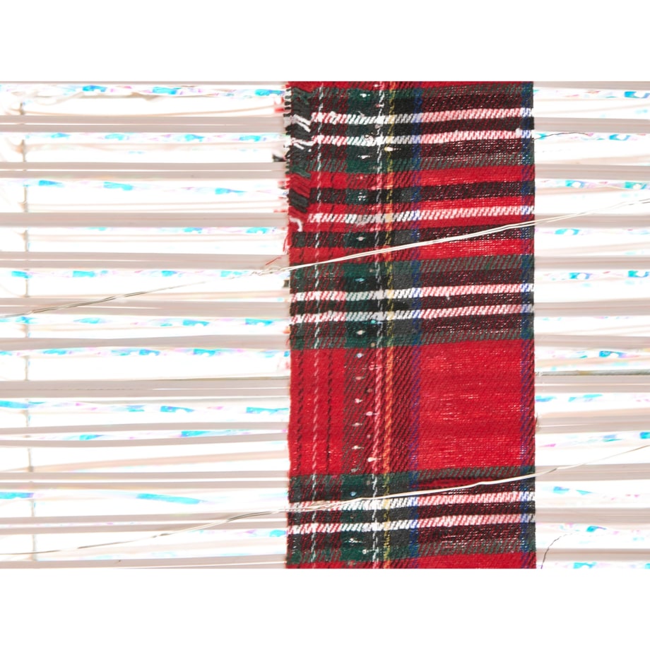 Zestaw 3 dekoracji świątecznych LED MANGEN Prezenty świąteczne 20/25/35 cm Złamana biel