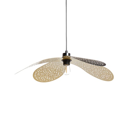 Lampa wisząca metalowa czarna KOSHI