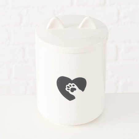 Słoik ceramiczny z motywem kotka KITTEN, Ø 11 cm