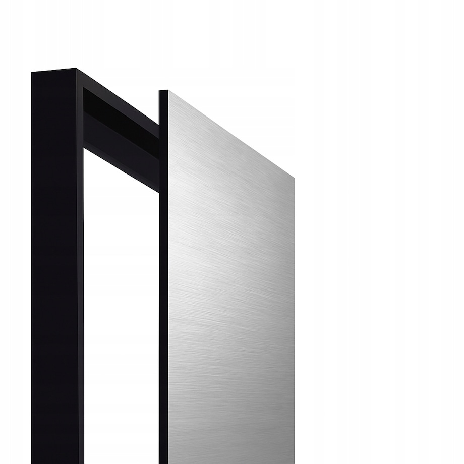 Obraz W Ramie Do Sypialni Salonu Na Metalu Liście Beton Niebieski 150x100