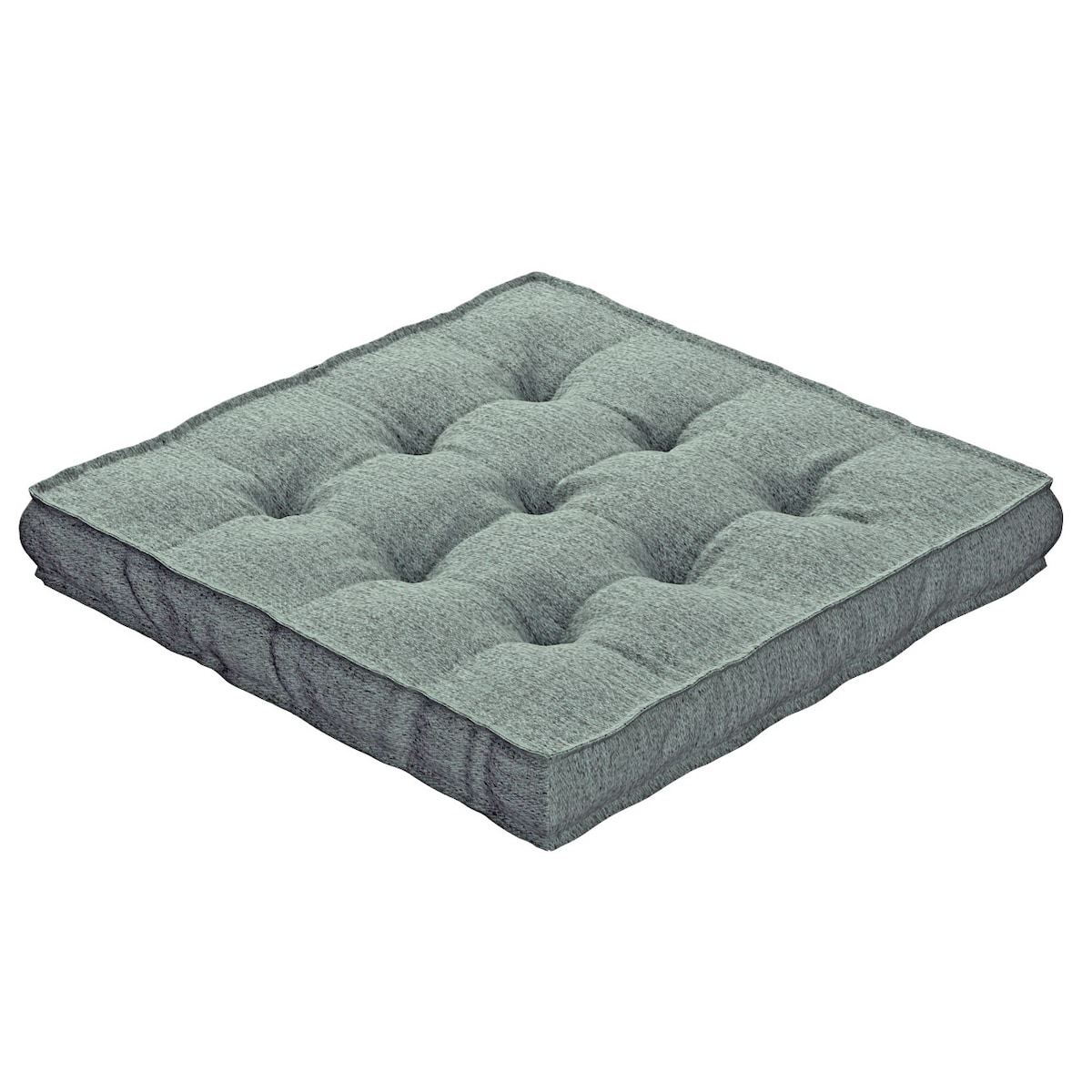 Poduszka na krzesło Kuba, beżowo-eukaliptusowy, 50 x 50 x 10 cm, Madrid