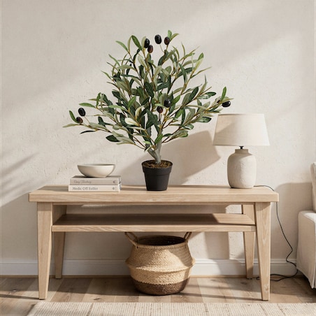 Drzewko OLIWNE sztuczne ROŚLINA kwiat JAK ŻYWE dekoracyjne ZIELONE w donicy