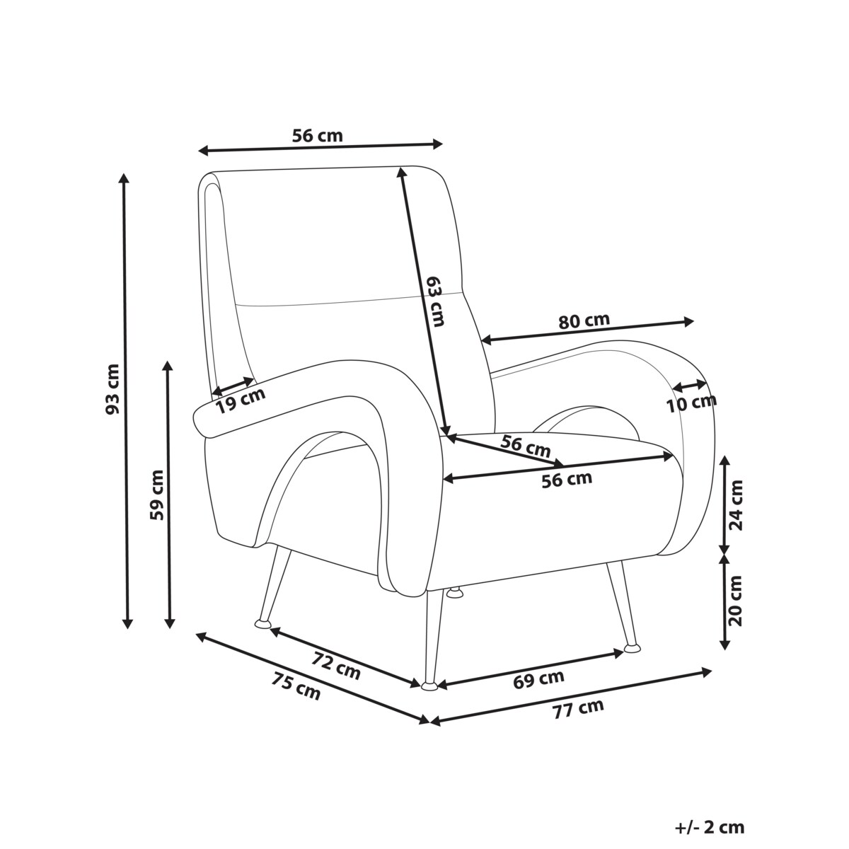 Fotel SVALOV Sztruks Zielony
