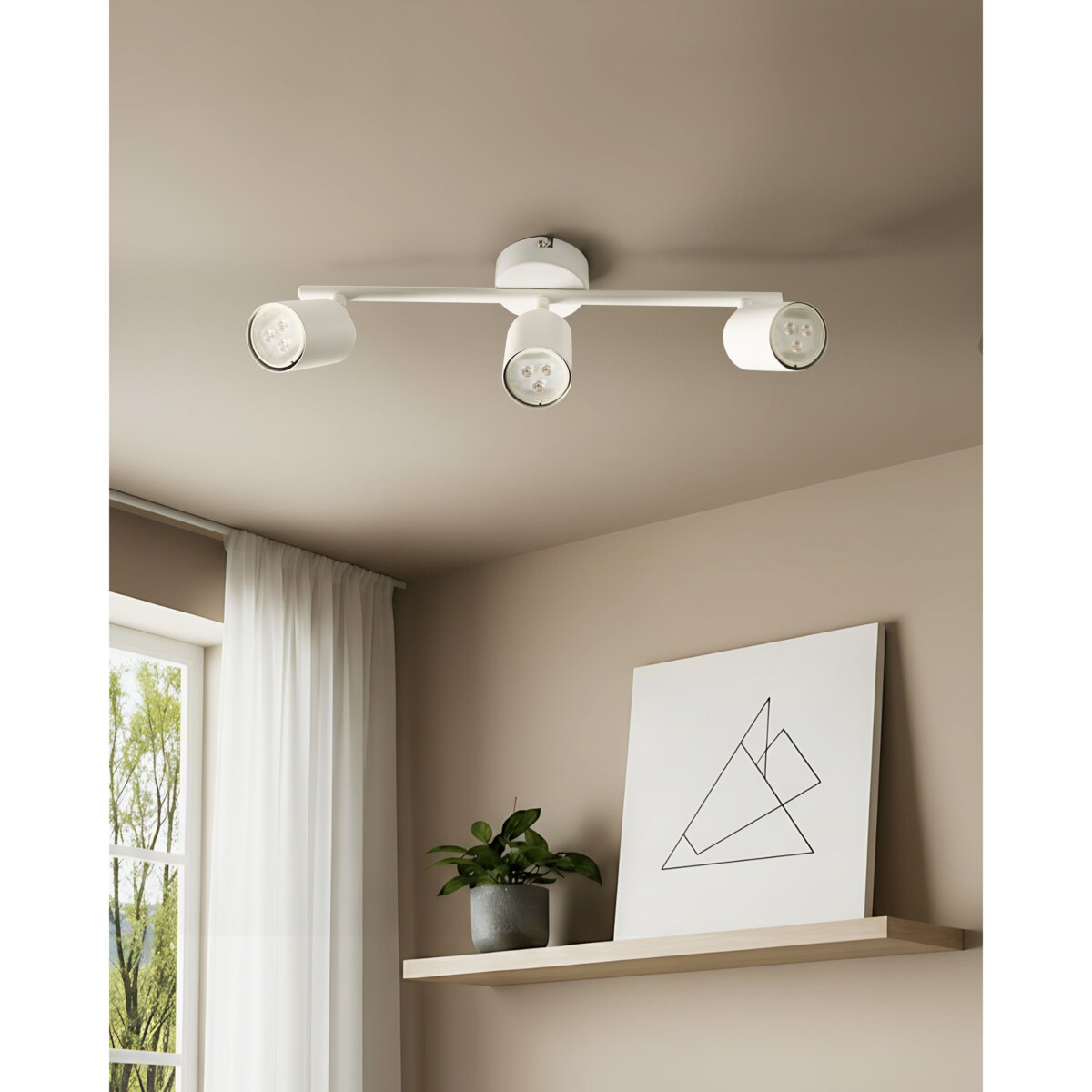 Lampa spot 3-punktowa NYANDO Metal Biały