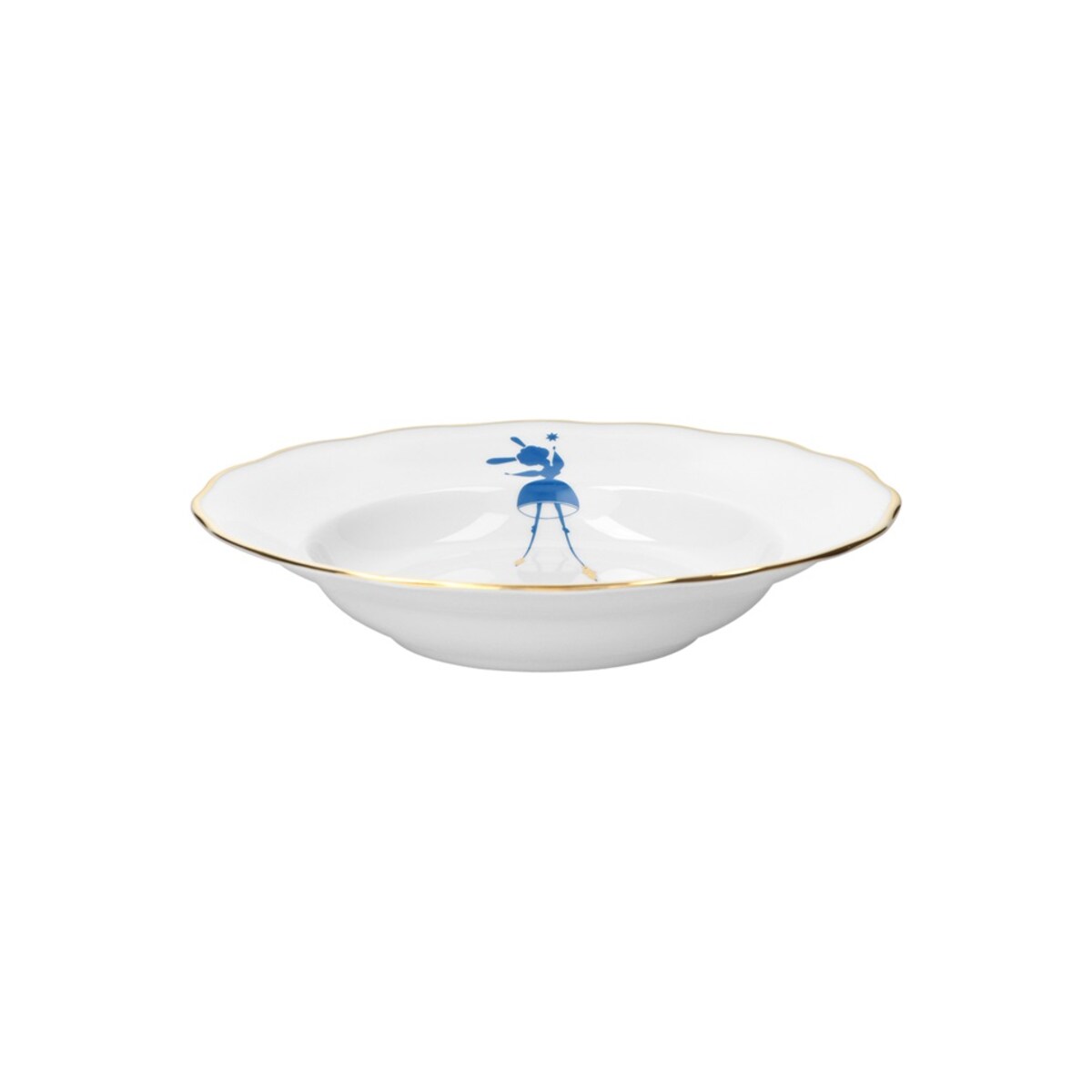 Talerz głęboki 22,5 cm Alaska Circus Blue G909