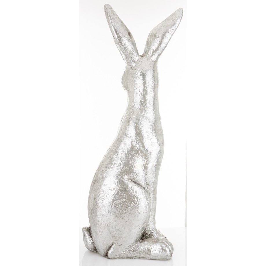 Dekoracja - szaro-brązowy KOGUT 29x21x10,5 cm ażurowy