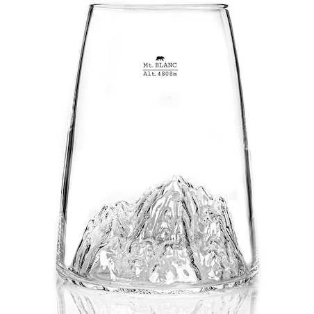 Szklanka Long Drink - Topographic - Mont Blanc