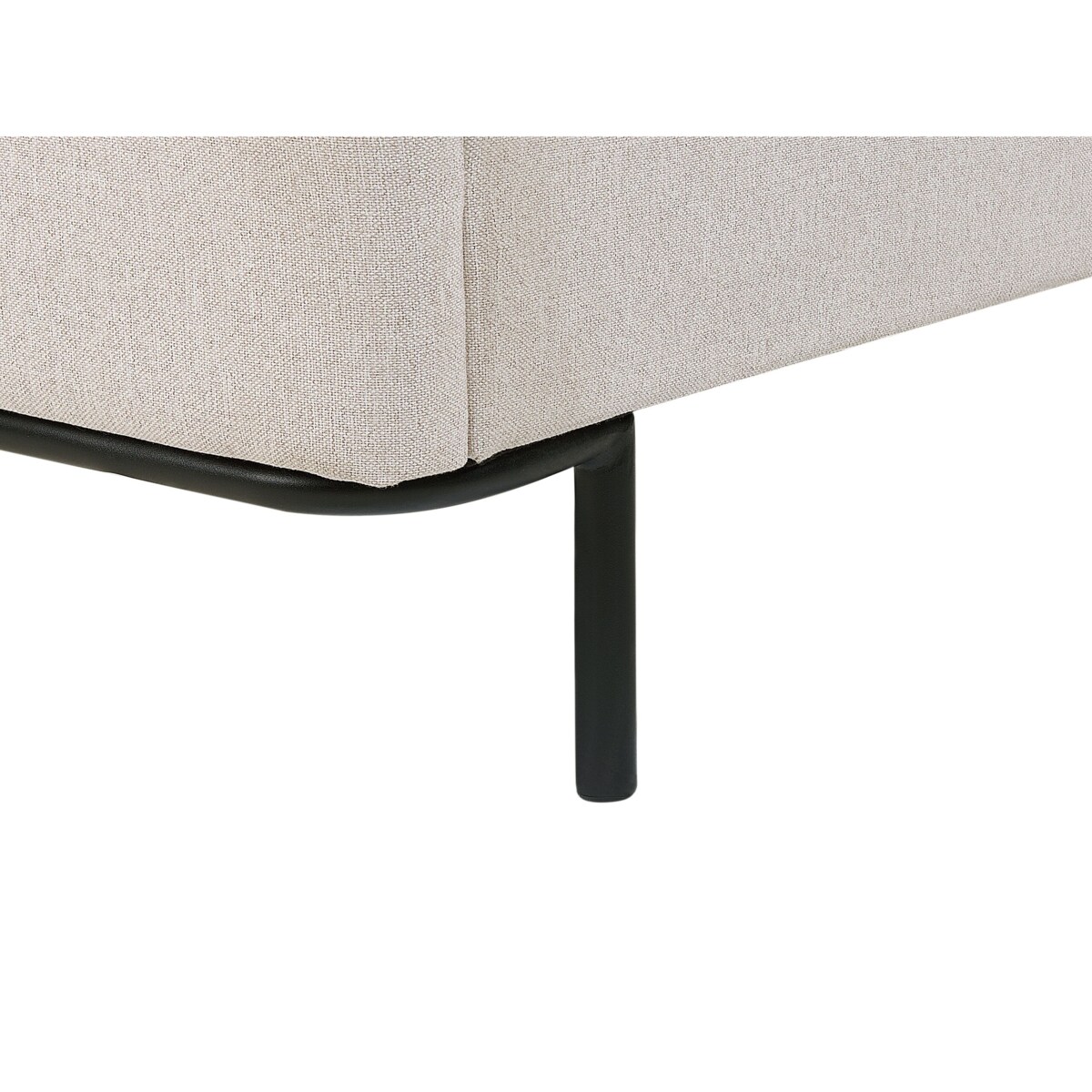 Łóżko tapicerowane 180 x 200 cm beżowe CORIO