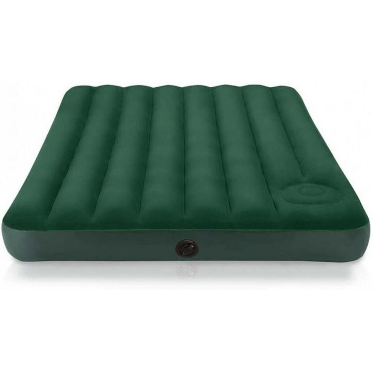 Materac welurowy z pompką nożną 191x137x22 cm INTEX