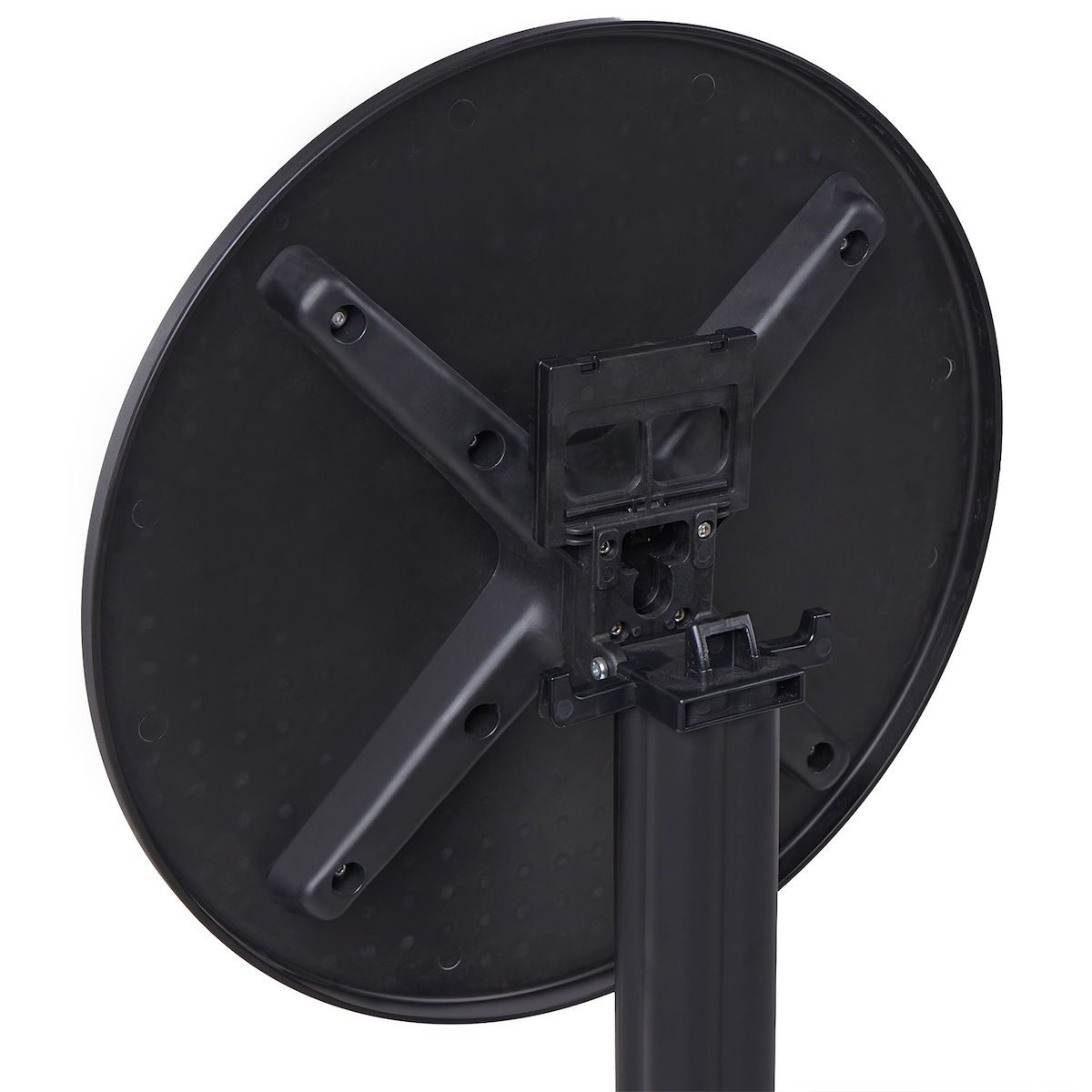 Stolik ogrodowy barowy LEGRENA 60 cm 60 cm Czarny