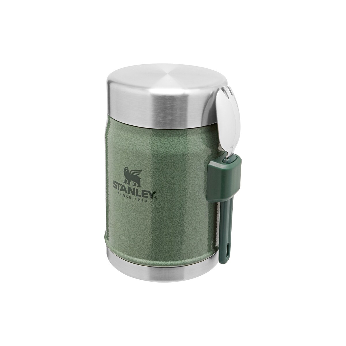 Termos obiadowy ze sztućcem CLASSIC - 0,4 L HAMMERTONE GREEN / Stanley