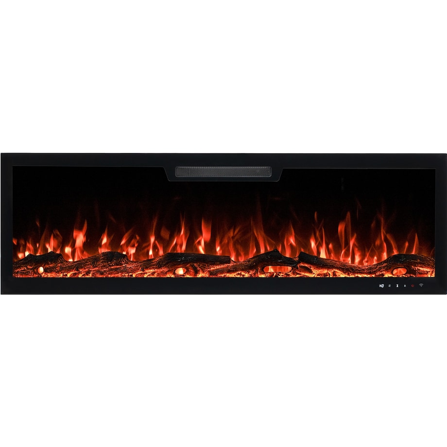 Kominek elektryczny AFLAMO Elite 153 - ścienny i do zabudowy - 153x46x13 cm - kominek LED z funkcją grzania 750/1500 W