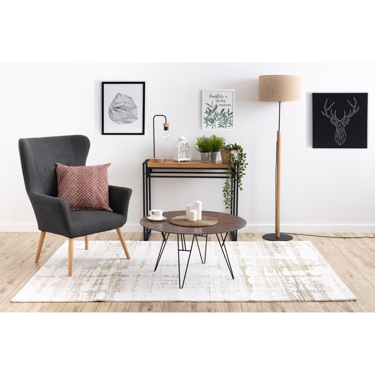 Dywan AKRYL DIZAYN 8842 zielony 160x230 cm