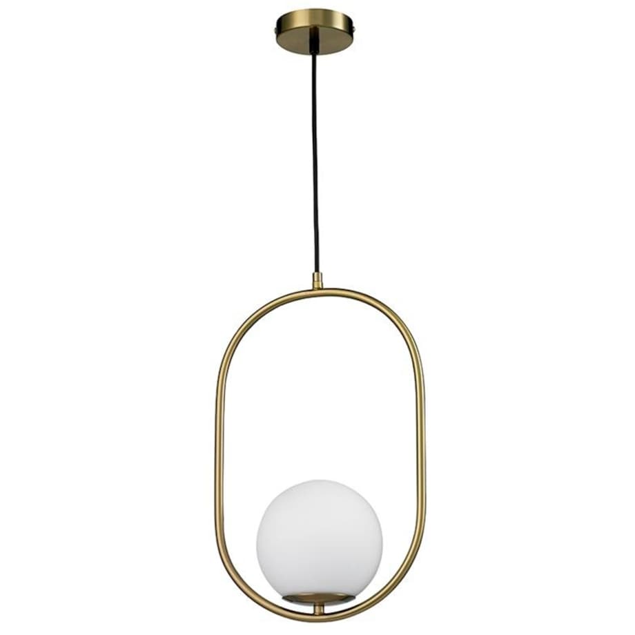 Eliptyczna lampa wisząca Aurelia MSE010100302 złota