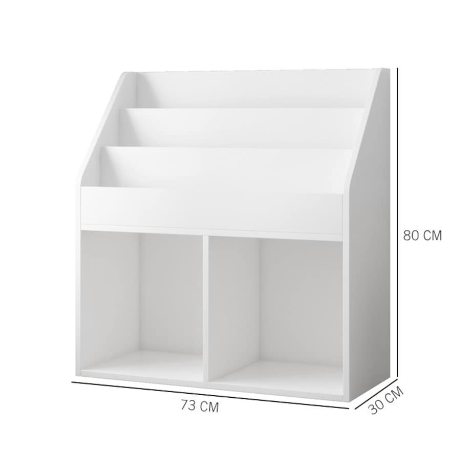 Regał na książki gazety dla dzieci szafka na zabawki stojąca biblioteczka