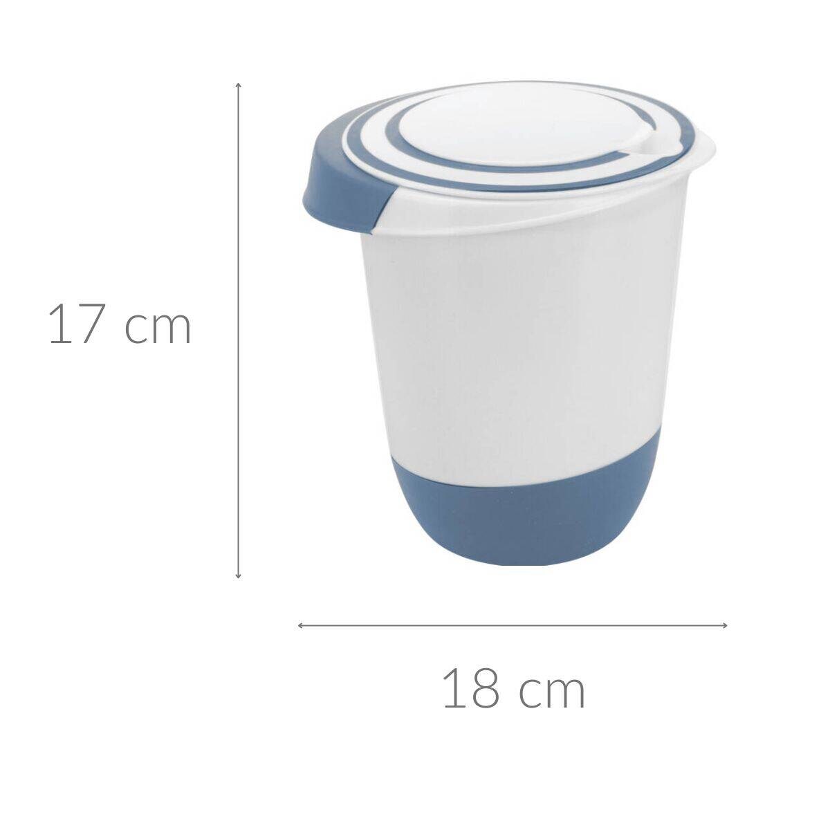 Wysoka miska do miksowania, z pokrywką