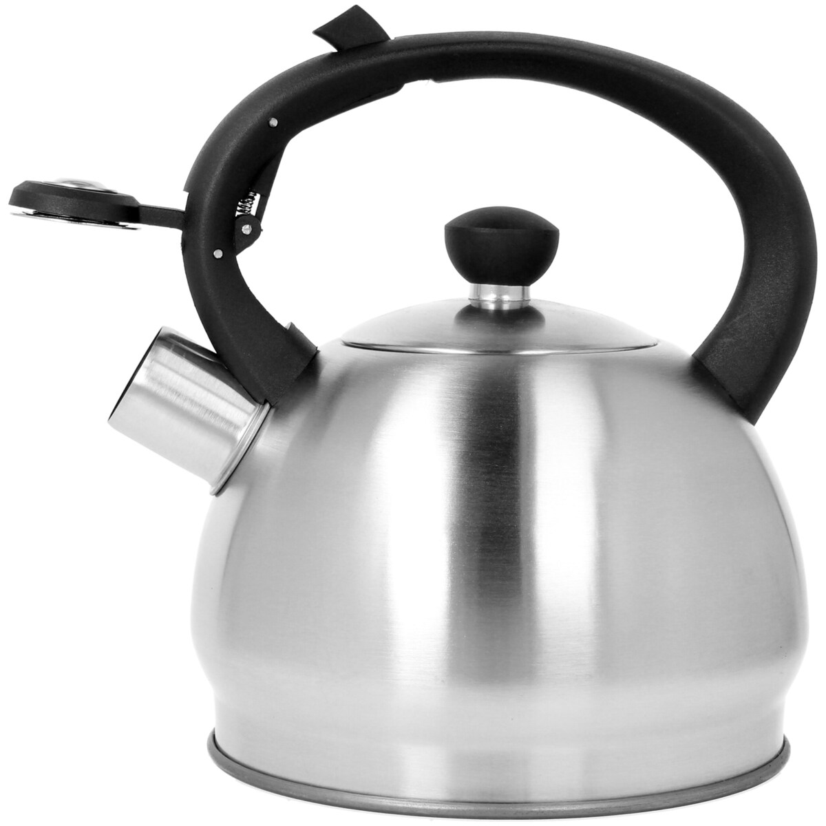 Czajnik na gaz stalowy z gwizdkiem 1.8L indukcja czarny satynowy BRUNBESTE BB-2434