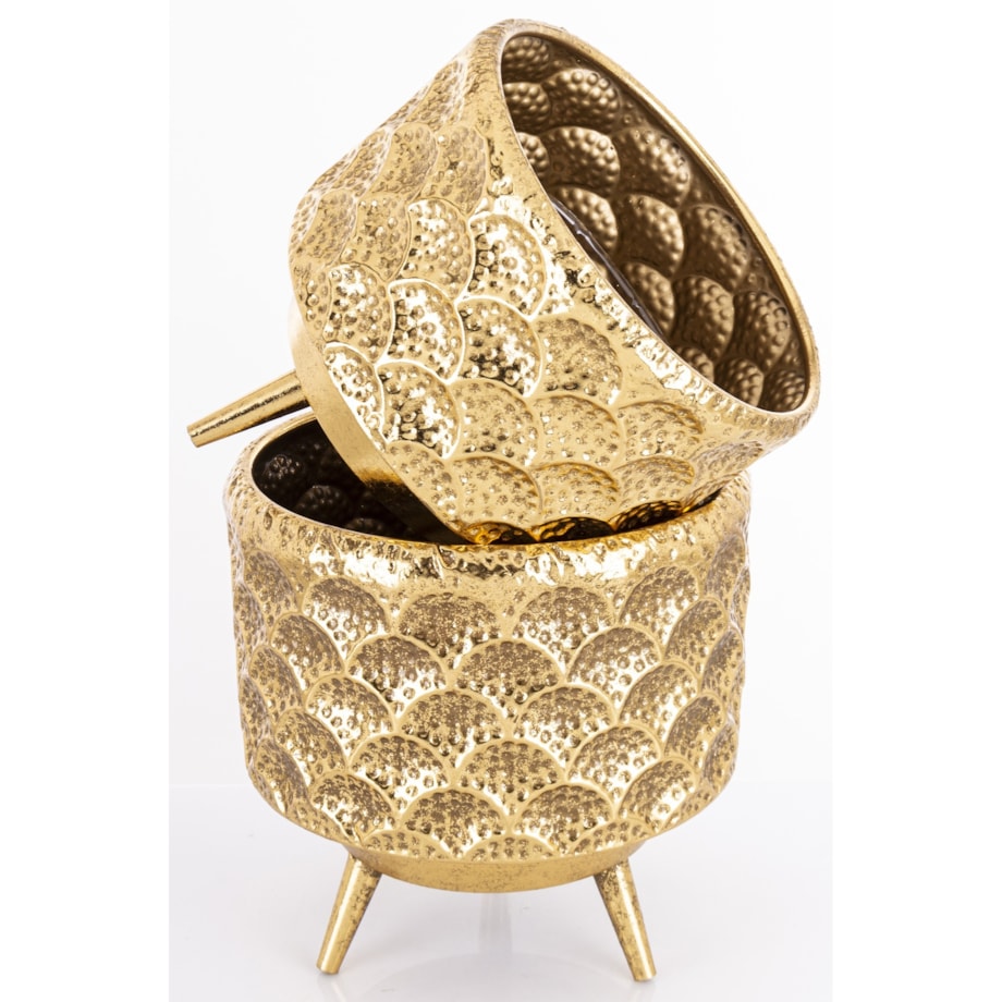 Osłonka 2 szt. metalowa 28x30 i 25x26 cm MARREN na stelażu