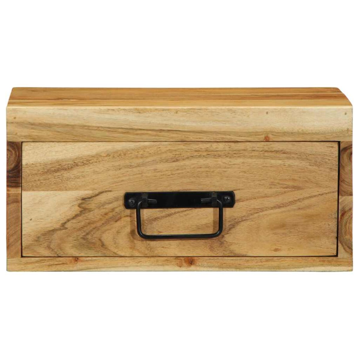 vidaXL Ścienne szafki nocne, 2 szt., lite drewno akacjowe