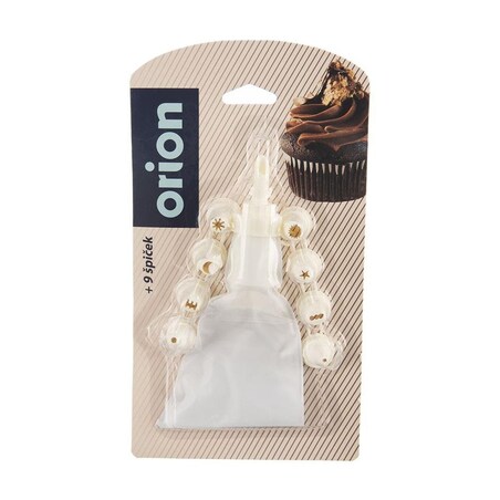 Rękaw Cukierniczy i Tylki 10 Elementów Worek Cukier Dekoracyjny do Ciast