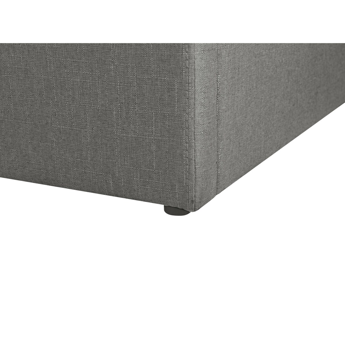 Łóżko z pojemnikiem DINAN 140 x 200 cm Ciemnoszary