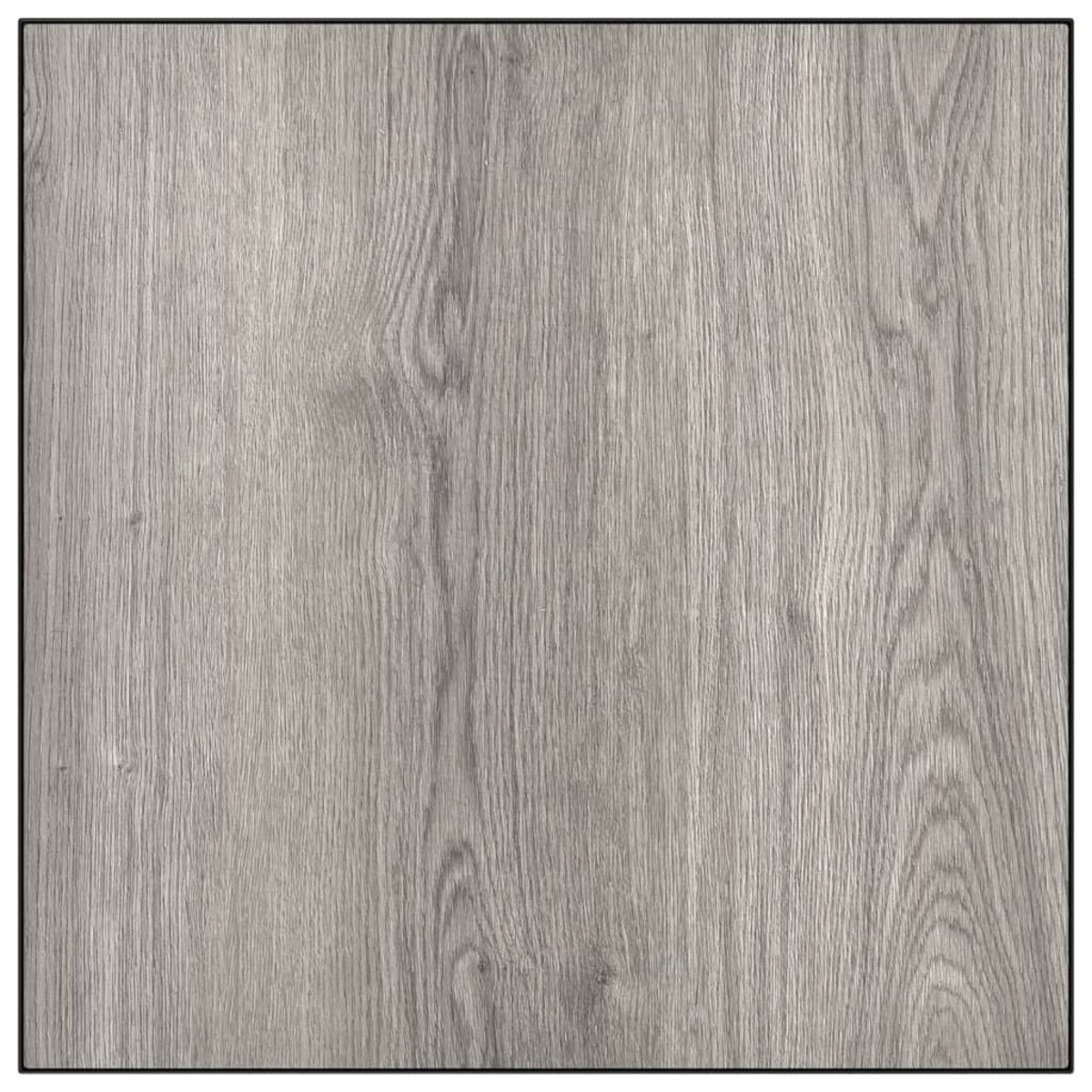 vidaXL Ogrodowy stolik kawowy, szary, 55x55x31 cm, DPC i stal