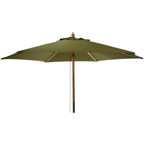 Parasol ogrodowy drewniany, Ø 250 cm