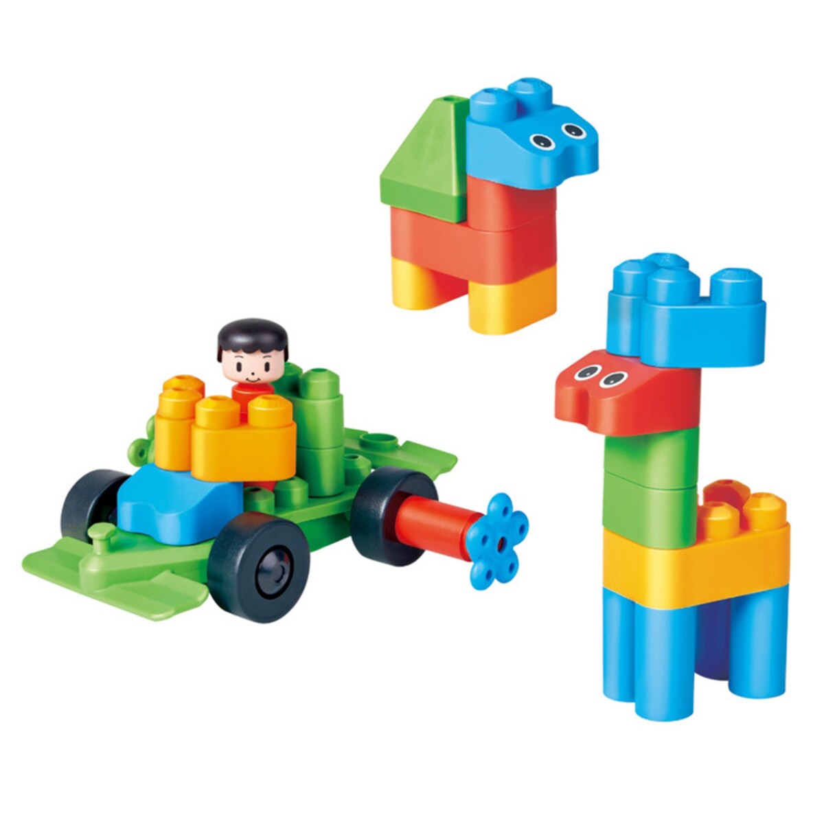 Miękkie Klocki Konstrukcyjne Miasto 50 el. 18m+ PolyM