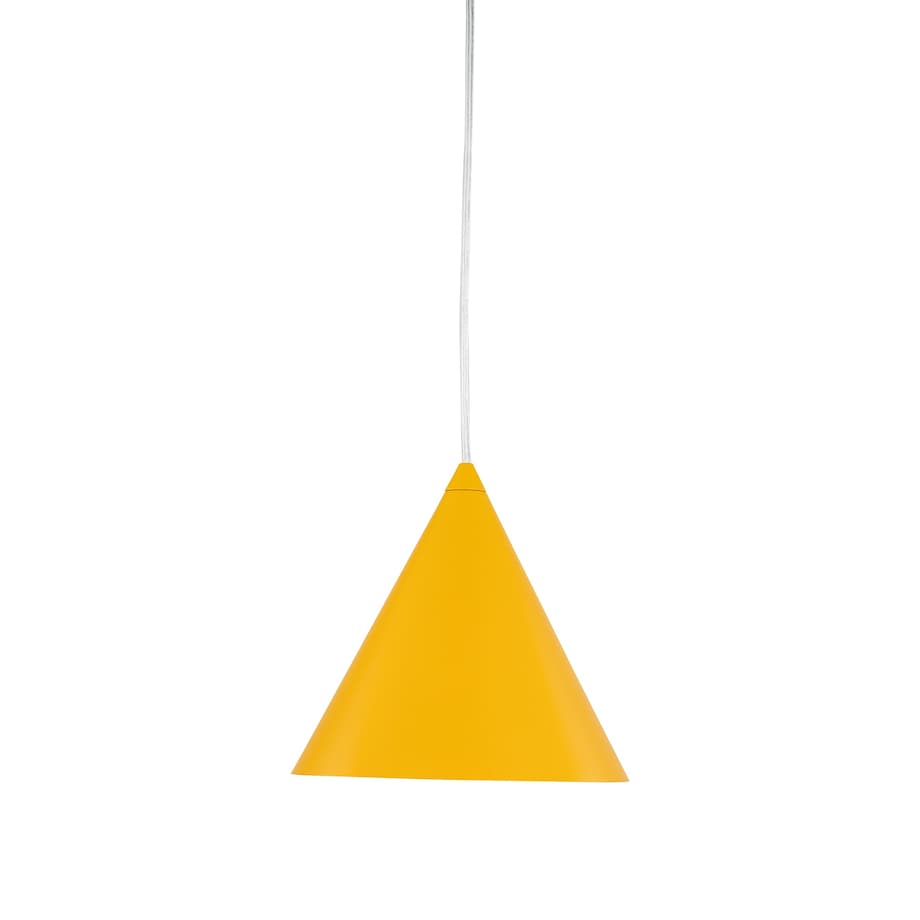 Żółta Lampa Wisząca Stożek Metalowy Cono Tk Lighting S