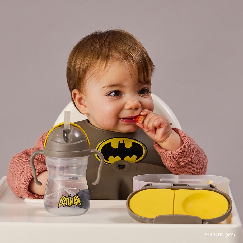 Batman Śniadaniówka do szkoły dla dziecka - szczelny snackbox na jedzenie i przekąski b.box