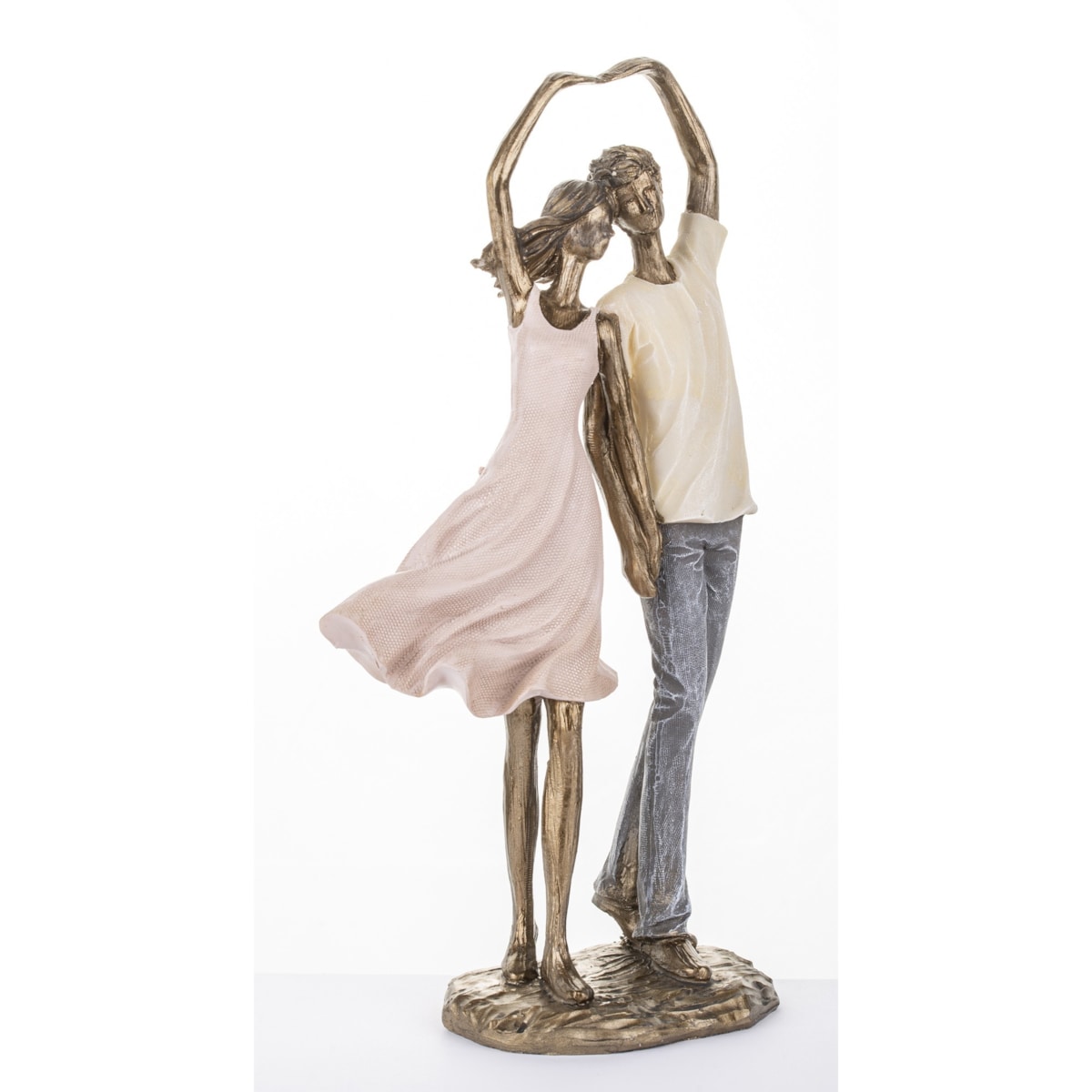 Dekoracja - para młodych 29x16x8,5 cm CUORE