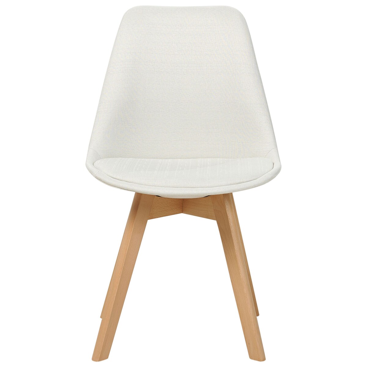 Zestaw 2 krzeseł do jadalni złamana biel DAKOTA II