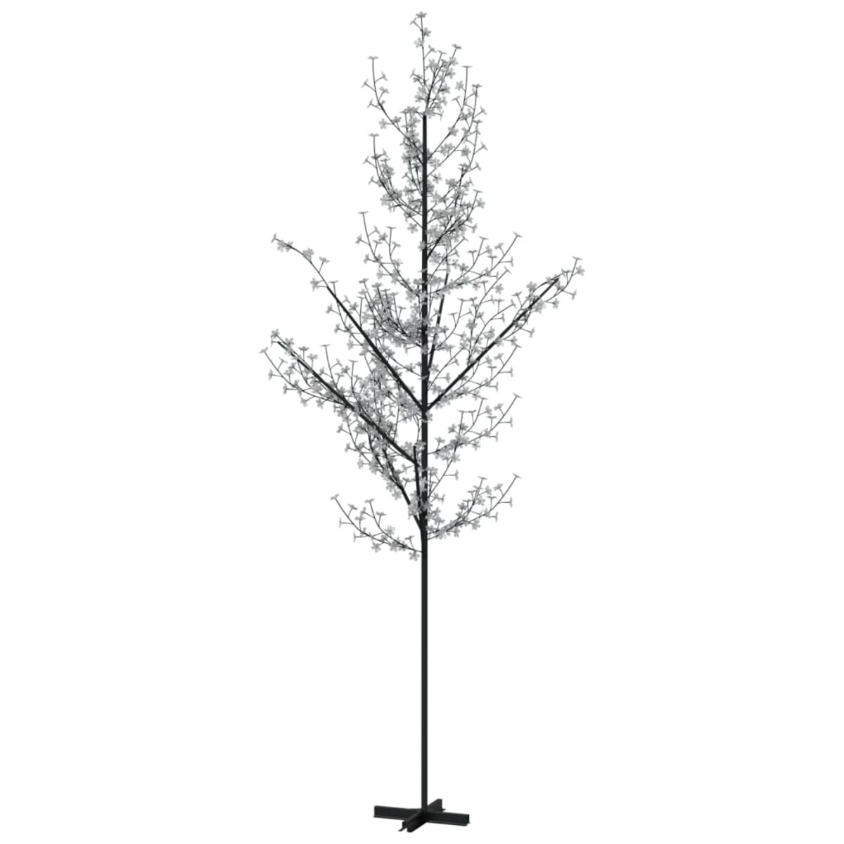 vidaXL Drzewko wiśniowe, 672 LED, ciepła biel, 400 cm