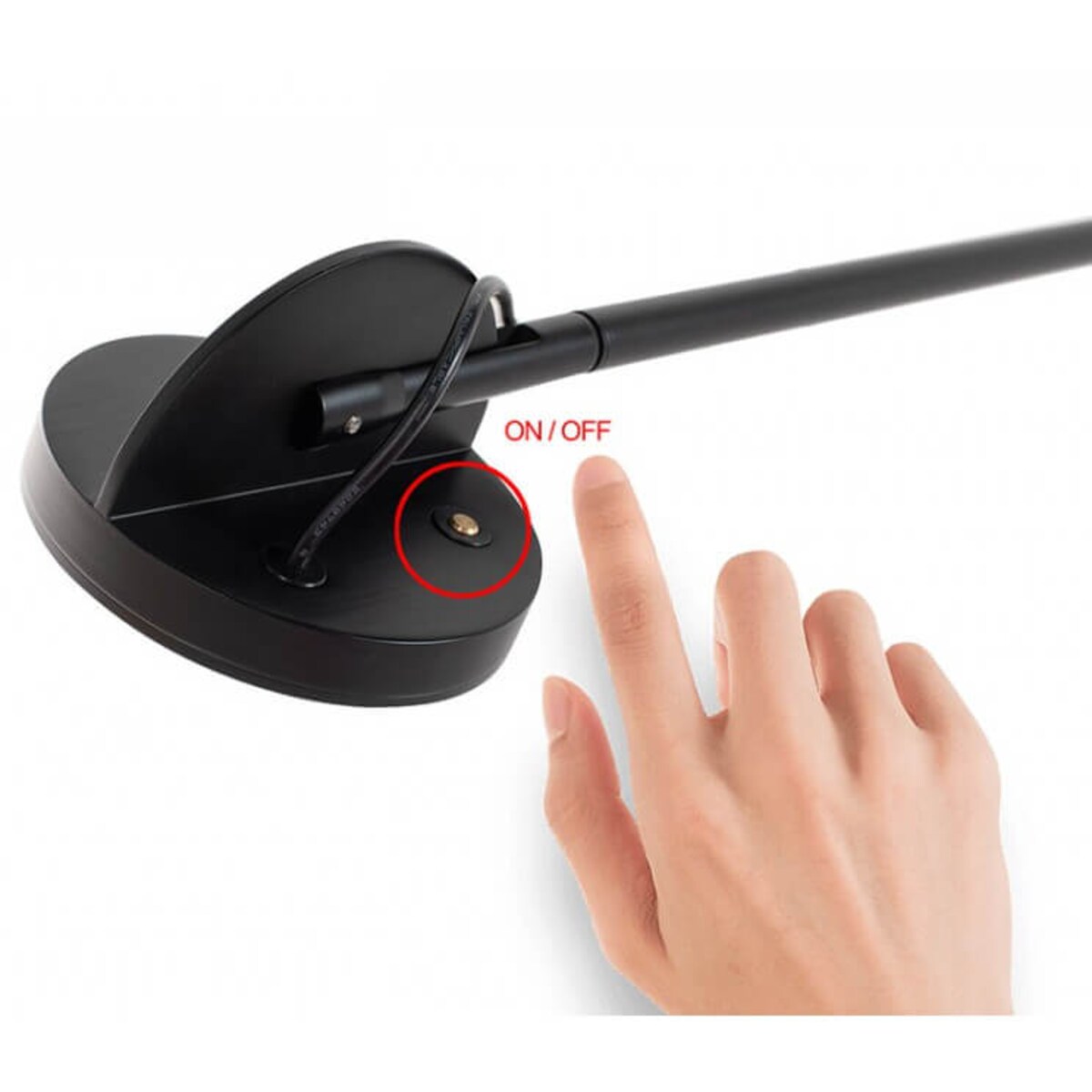 Regulowana lampa ścienna Gear MSE1501100211 Moosee LED 10W 3000K czarna