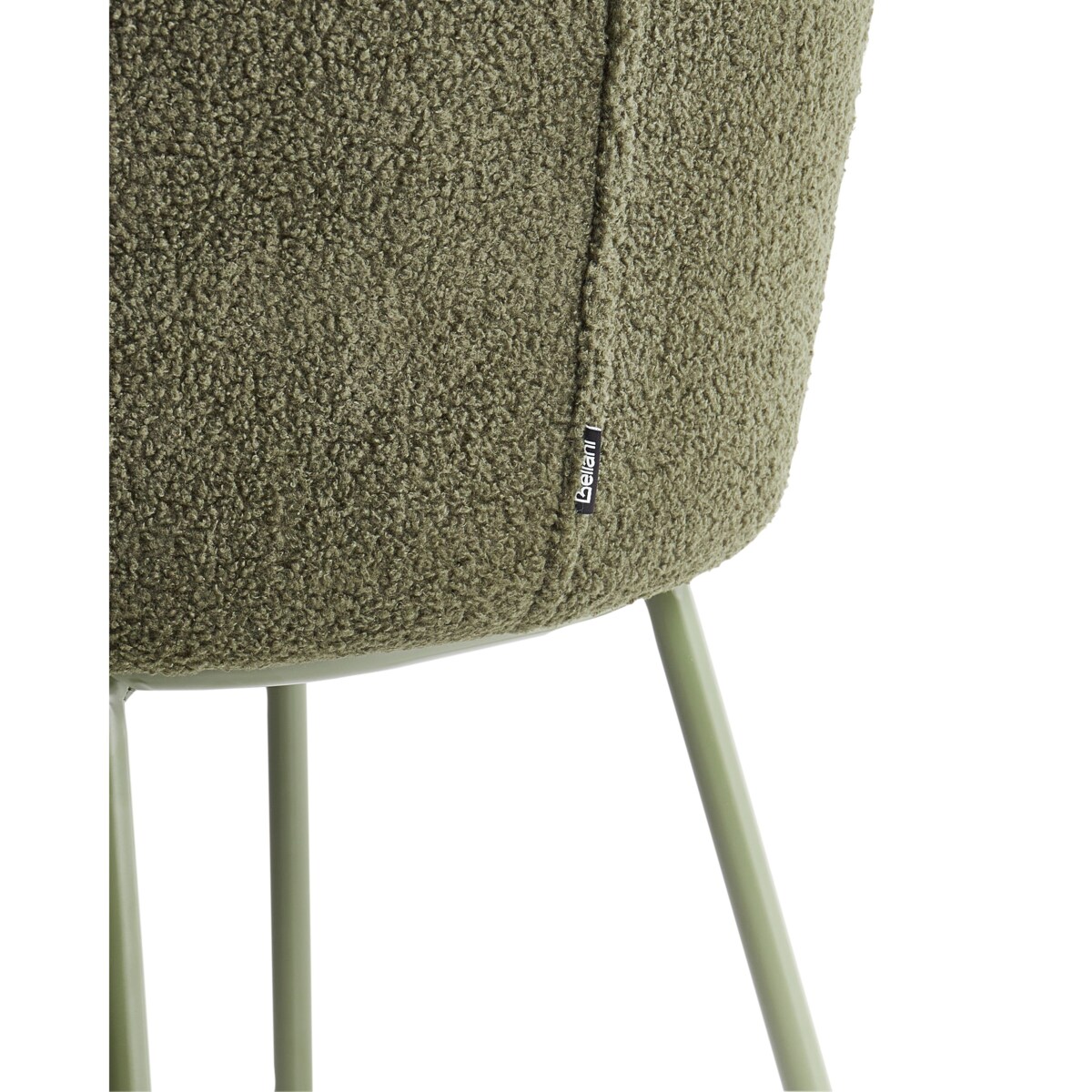 Zestaw 2 krzeseł do jadalni MINA II Ciemnozielony