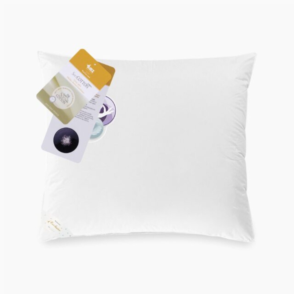 Poduszka Basic Plus Jednokomorowa Biały, 50 x 60 cm, AMZ