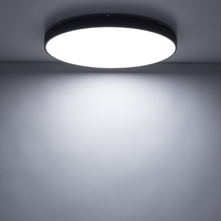 Lampa Sufitowa Łazienkowa Tk Lighting Velis Brązowy Plafon Led 60W Ip54 Zmienna Barwa, Ściemniany