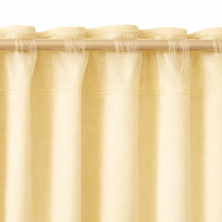 Masełkowa zasłona Werona 140x260 cm