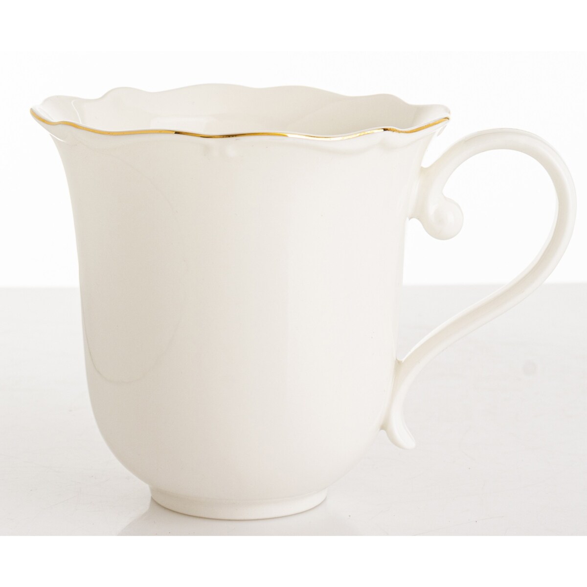 Kubek 350 ml porcelanowy 13x10x10 cm VIENNA biały