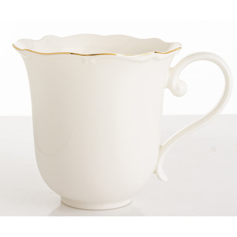 Kubek 350 ml porcelanowy 13x10x10 cm VIENNA biały